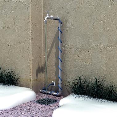 Kit cavo scaldante a potenza costante 187 W preassemblato per protezione antigelo di tubazioni 12 m product photo Photo 02 3XL