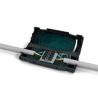 Ginto IP68 in linea ad isolamento in gel per cavi pentapolare 2,5-6 mm2 con morsettiera inclusa product photo Photo 03 3XL