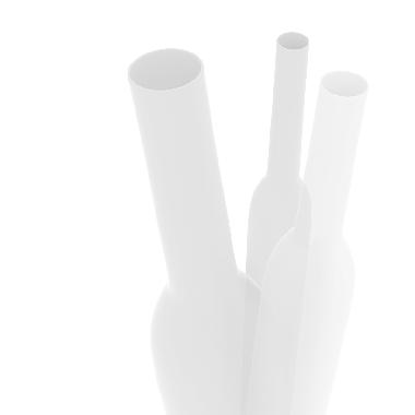 Guaina termorestringente trasparente 2:1 in barre 1m a basso spessore per diametro cavo 30,5-45,9mm product photo Photo 01 3XL