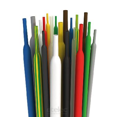 Guaina termorestringente gialla 2:1 in barre 1m a basso spessore per diametro cavo 5,7-8,6mm product photo Photo 02 3XL