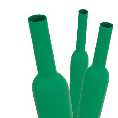 Guaina termorestringente verde 2:1 in barre 1m a basso spessore per diametro cavo 7,7-11,4mm product photo Photo 01 3XL