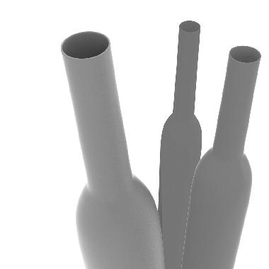 Guaina termorestringente grigia 2:1 in barre 1m a basso spessore per diametro cavo 7,7-11,4mm product photo Photo 01 3XL