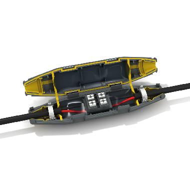 Dispositivo di giunzione IP68 ad isolamento in gel per cavi 0,5-1,5 mm2 con 2 connettori inclusi product photo Photo 08 3XL