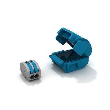 Dispositivo di connessione IPX8 ad isolamento in gel con 1 connettore a leve SBOX a 2 vie product photo Photo 01 3XL