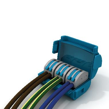 Dispositivo di connessione IPX8 ad isolamento in gel con 3 connettori a leve SBOX a 2 vie product photo Photo 02 3XL