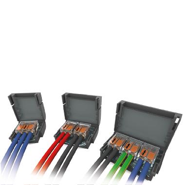 Dispositivi di connessione IPX8 ad isolamento in gel con 2 connettori a leve compatti WAGO a 2 vie product photo Photo 02 3XL