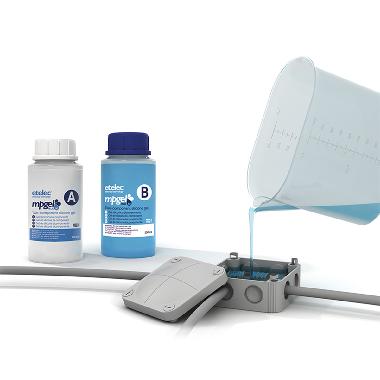 Gel bicomponente isolante riaccessibile per il riempitimento e l'isolamento elettrico flaconi 500ml product photo Photo 03 3XL