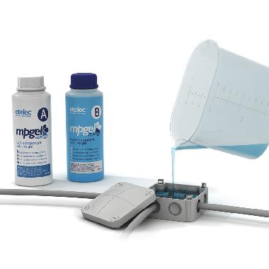 Gel bicomponente isolante riaccessibile per il riempitimento e isolamento elettrico - flaconi 1L product photo Photo 03 3XL