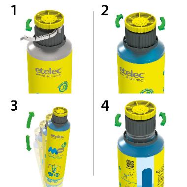 Gel bicomponente isolante riaccessibile in monoflacone per isolamento elettrico Flacone 900 ml product photo Photo 04 3XL