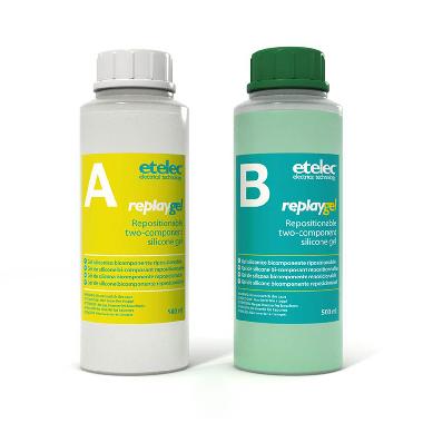 Gel bicomponente isolante riaccessibile e riposizionabile per l'isolamento elettrico - flaconi 1L product photo Photo 02 3XL