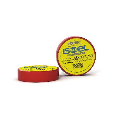 Nastro adesivo isolante in PVC certificato IMQ 19 mm x 25 m x 0,15 mm - Rosso product photo Photo 02 3XL