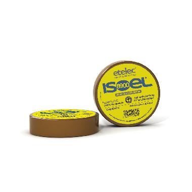 Nastro adesivo isolante in PVC certificato IMQ 19 mm x 25 m x 0,15 mm - Marrone product photo Photo 02 3XL