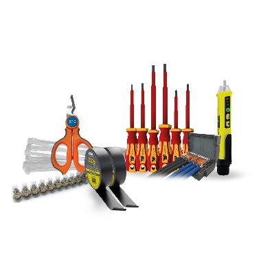 Nastri autoestinguenti professionali in PVC certificato IMQ 19x25x0,15 Nero Kit 20 pz + OMAGGIO product photo Photo 04 3XL