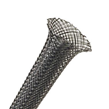 Guaina trecciata in poliestere con diametro di legatura 15 - 33 mm lunghezza 50 m - Grigia (Conf. da 50 Mt.) product photo Photo 01 3XL