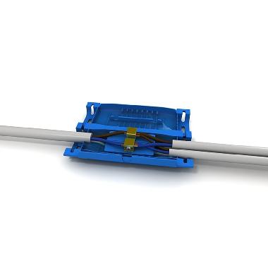 Giunto in linea a isolamento in gel per connessione cavi quadripolari 1,5-6mm2 + separatore fasi product photo Photo 02 3XL