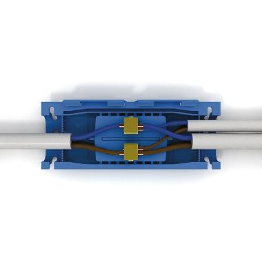 Giunto in linea a isolamento in gel per connessione cavi quadripolari 4-16mm2 + separatore fasi product photo Photo 02 3XL