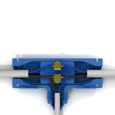 Giunto in derivazione T a isolamento in gel per connessione cavi quadripolari 1,5-25mm2 + separatore product photo Photo 02 3XL