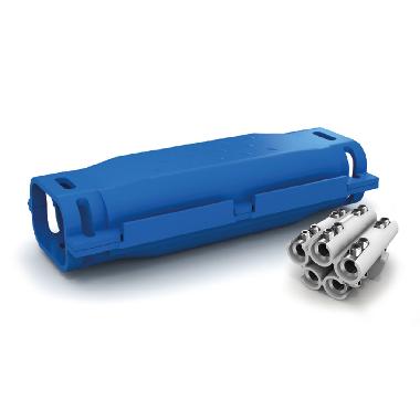 Giunto in linea a isolamento in gel per connessione cavi pentapolari 6-16mm2 + morsettiera a vite product photo Photo 02 3XL