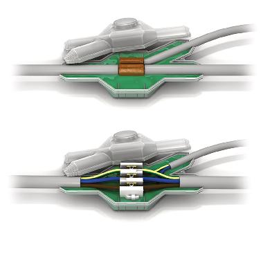 Giunto in derivazione a isolamento in resina a stato solido per cavi unipolari 1,5-50 mm2 + Sep. product photo Photo 04 3XL