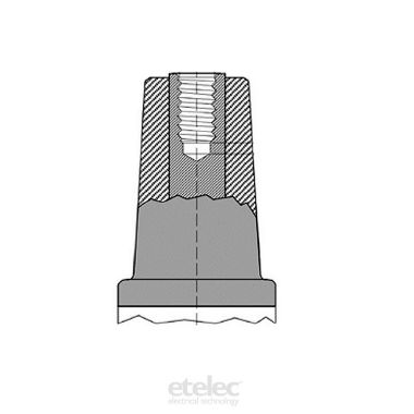 Terminale sconnettibile a T asimmetrico per cavi unipolari 25mm2 24kV con capocorda - Tipo C-630 A product photo Photo 04 3XL