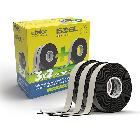 Nastri autoestinguenti professionali in PVC certificato IMQ 19x25x0,15 Nero Kit 20 pz + OMAGGIO product photo