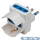 ADATTATORE TRIPLO NERO product photo Photo 01 2XS