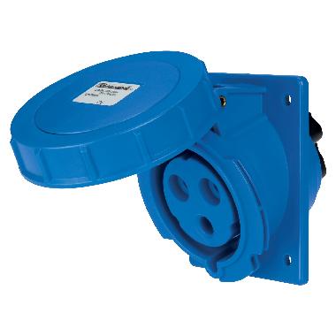 PRESA DA INCASSO INCLINATA 220V 16A 2P+T IP67 product photo Photo 01 3XL