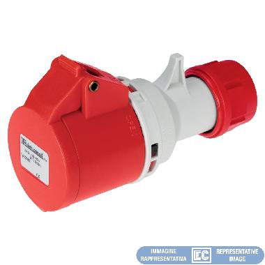 PRESA MOBILE 380V 32A 3P+T IP44 product photo Photo 01 3XL