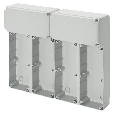 BASE 4 PRESE INTERBLOCCATE VER DA PARETE 500X405X109 product photo Photo 01 3XL