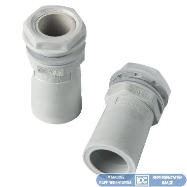 RACCORDO TUBO-SCATOLA IP67 Ø40 mm - GRIGIO - SECURITY product photo Photo 01 3XL