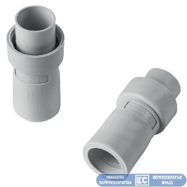 RACCORDO TUBO-GUAINA IP67 Ø50 mm - GRIGIO - SECURITY product photo Photo 01 3XL