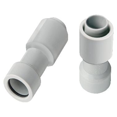 RACCORDO TUBO-GUAINA IP65 Ø20-20 mm - GRIGIO - SPEED SYSTEM product photo Photo 01 3XL