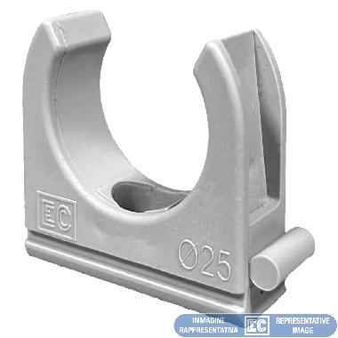 CLIP FISSATUBO A SCATTO Ø16 mm - GRIGIA product photo Photo 01 3XL