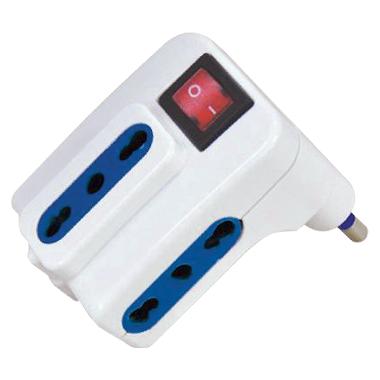 ADATTATORE TRIPLO C/INT. LUM. product photo Photo 01 3XL