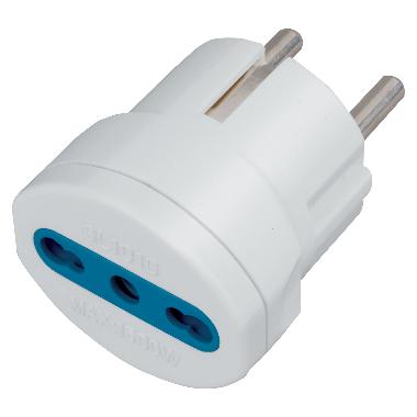 ADATTATORE SINGOLO BIANCO product photo Photo 01 3XL