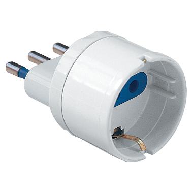ADATTATORE SINGOLO BIANCO product photo Photo 01 3XL