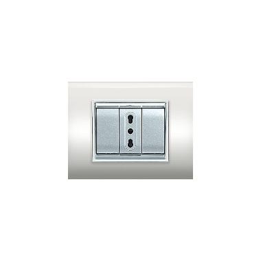 PLACCA NEWPRESTIGE 3MOD BIANCO product photo Photo 01 3XL