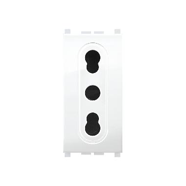 PRESA ITALIANA MIVIDA BIVALENTE 10/16A 250Vac product photo Photo 01 3XL