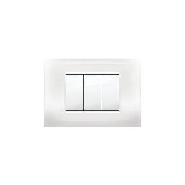PLACCA MIVIDA 3 MOD. BIANCO product photo Photo 01 3XL