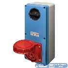 PRESA INTERBL.VERT. DA PARETE 200-250V 16A IP65 2P+T product photo