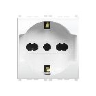 PRESA TRIVALENTE MIVIDA  2 MOD. 10/16A 250Vac 2P+T product photo