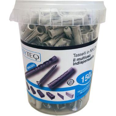 Tasselli in nylon diametro 5 con vite (Conf. da 100 Pz.) product photo Photo 03 3XL