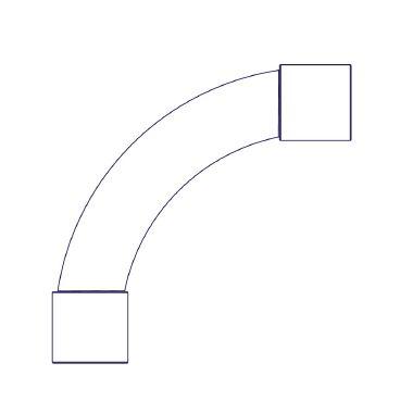 Curva a 90 gradi, a raggio stretto, per tubi rigidi diametro 20 mm product photo Photo 01 3XL