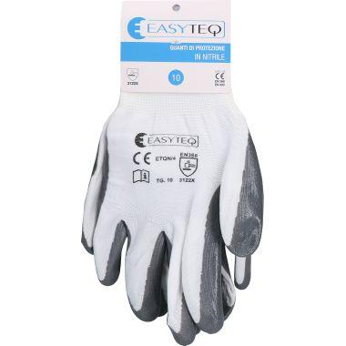 Guanti di protezione in nitrile e dorso areato in cotone taglia 8 product photo Photo 01 3XL