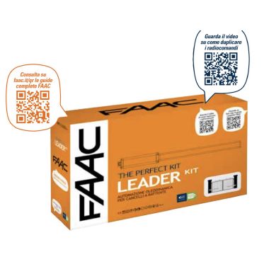 Kit LEADER per automazione cancelli a battente anta max 1,8m product photo Photo 02 3XL