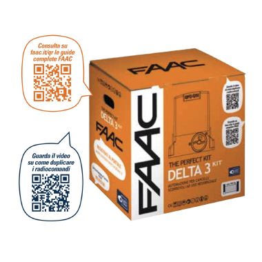Kit DELTA3 230V per automazione cancelli scorrevoli max 900kg product photo Photo 02 3XL