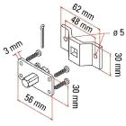KIT STAFFA FORI PASS.+PERNO QUADRO product photo