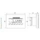 Cronotermostato Touch-Screen 230Vca Bian product photo Photo 02 2XS
