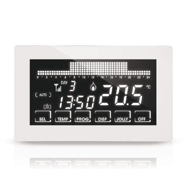 Cronotermostato Settimanale Ultrapiatto e Touch Screen, a 230 V-50 Hz, Bianco product photo Photo 01 3XL