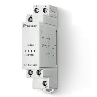 Rel&egrave; elettronico, Bistabile modulare, fissaggio su barra 35 mm (EN 60715), 17.5mm 1CO product photo Photo 01 3XL